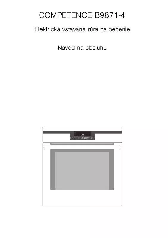 Mode d'emploi AEG-ELECTROLUX B9871-4-A R05