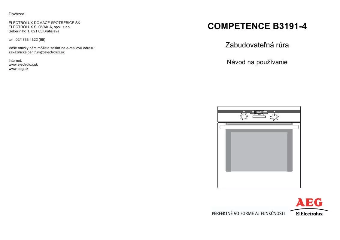 Mode d'emploi AEG-ELECTROLUX B9971-4-M