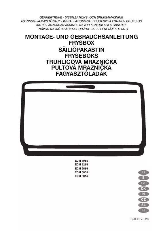 Mode d'emploi AEG-ELECTROLUX ECM1955