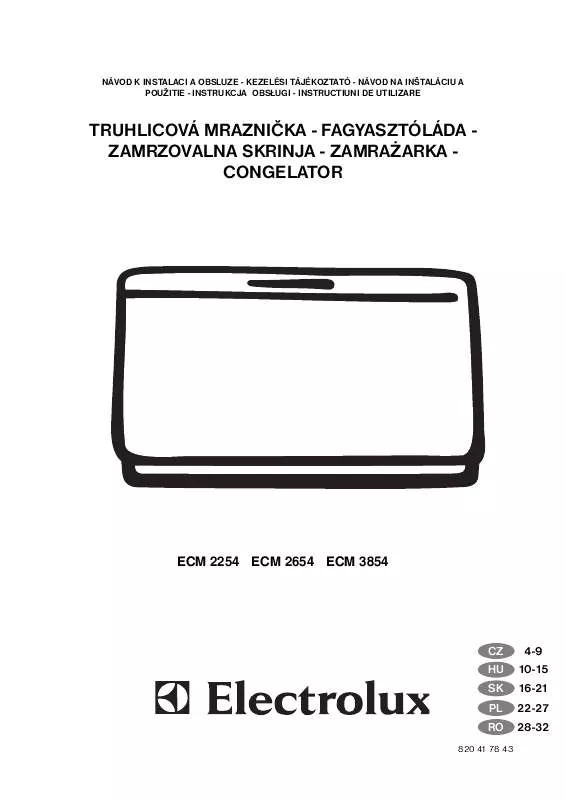 Mode d'emploi AEG-ELECTROLUX ECM2654