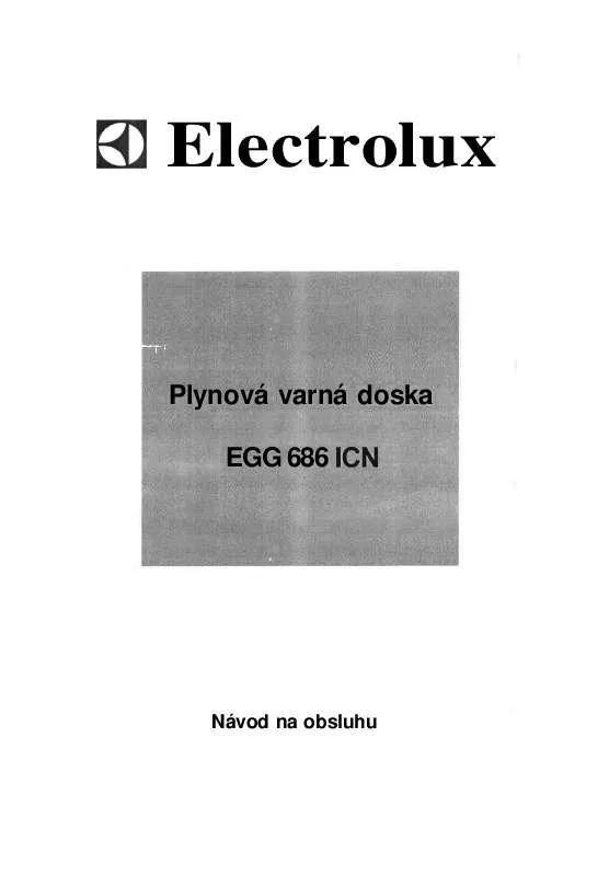 Mode d'emploi AEG-ELECTROLUX EGG686ICN