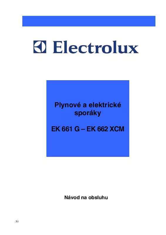 Mode d'emploi AEG-ELECTROLUX EK662XCM