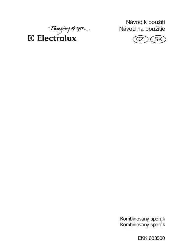 Mode d'emploi AEG-ELECTROLUX EKK603500X