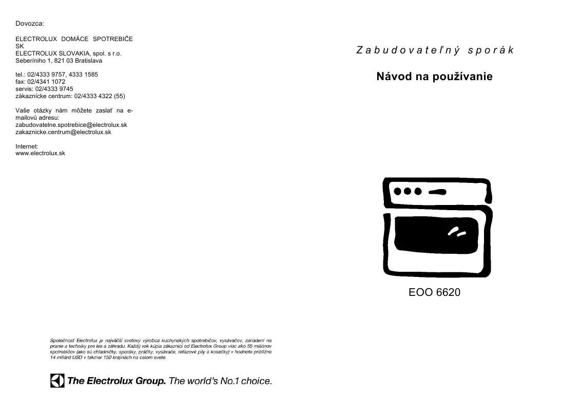 Mode d'emploi AEG-ELECTROLUX EON3610KELUXEUR