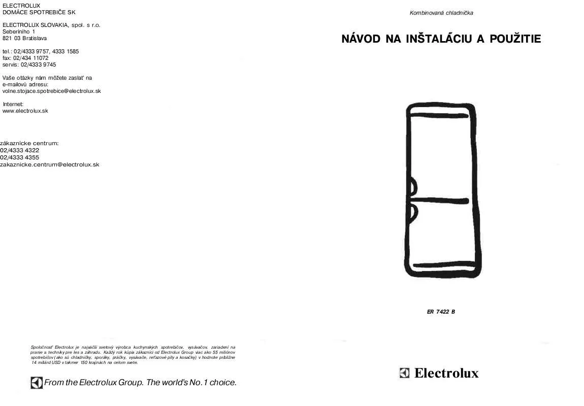 Mode d'emploi AEG-ELECTROLUX ER7422B