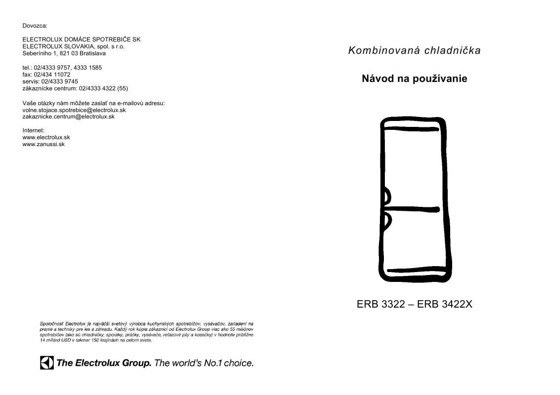 Mode d'emploi AEG-ELECTROLUX ERB3322