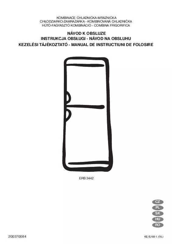 Mode d'emploi AEG-ELECTROLUX ERB3442