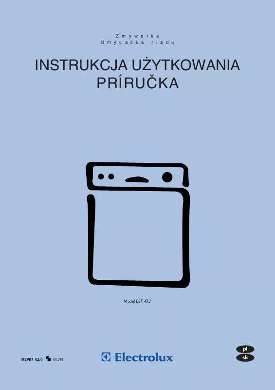 Mode d'emploi AEG-ELECTROLUX ESF473-BIO