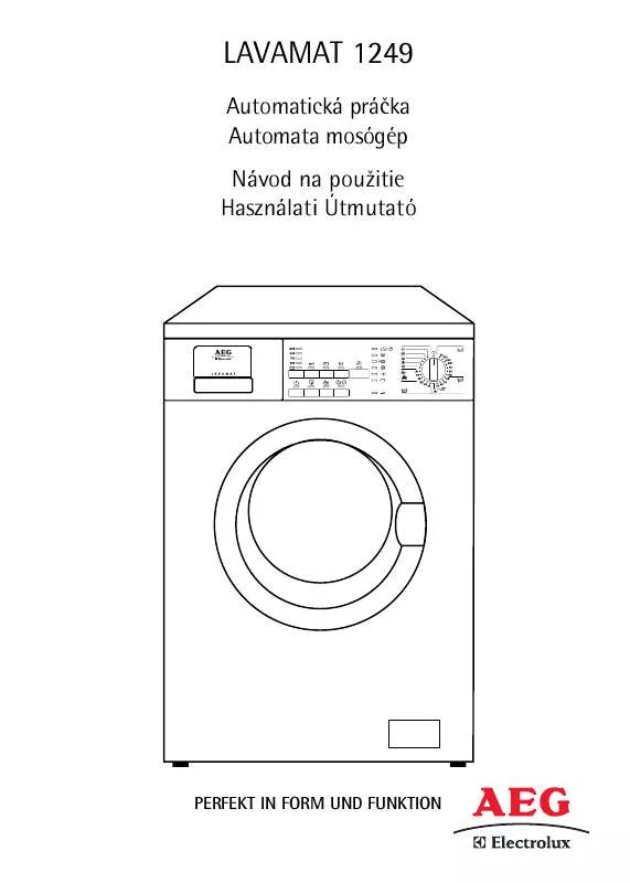 Mode d'emploi AEG-ELECTROLUX L1249