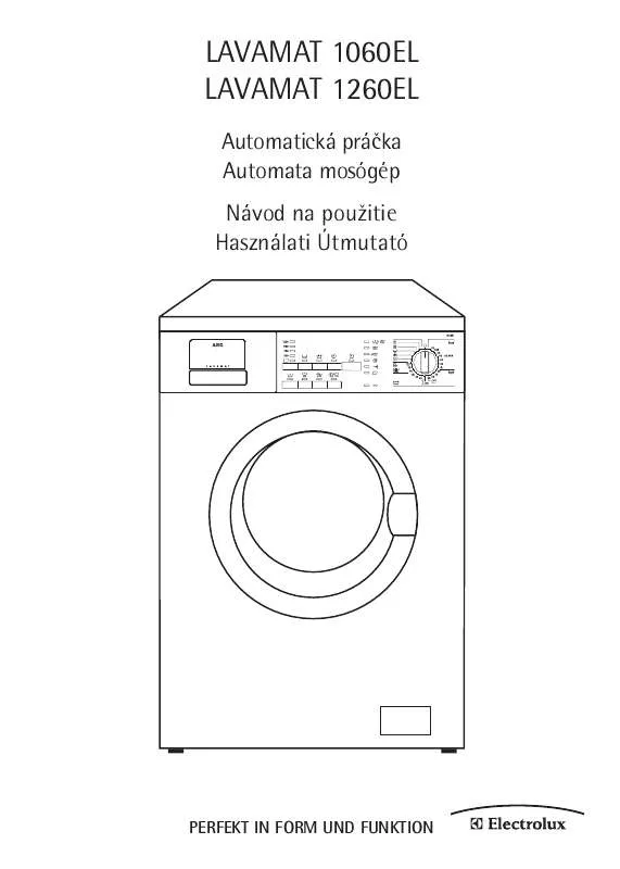 Mode d'emploi AEG-ELECTROLUX L1260EL