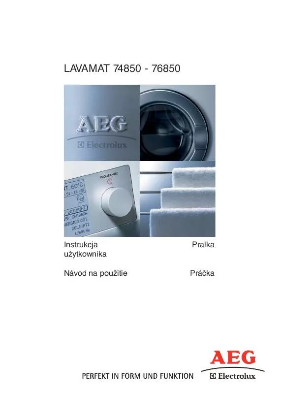 Mode d'emploi AEG-ELECTROLUX L74850