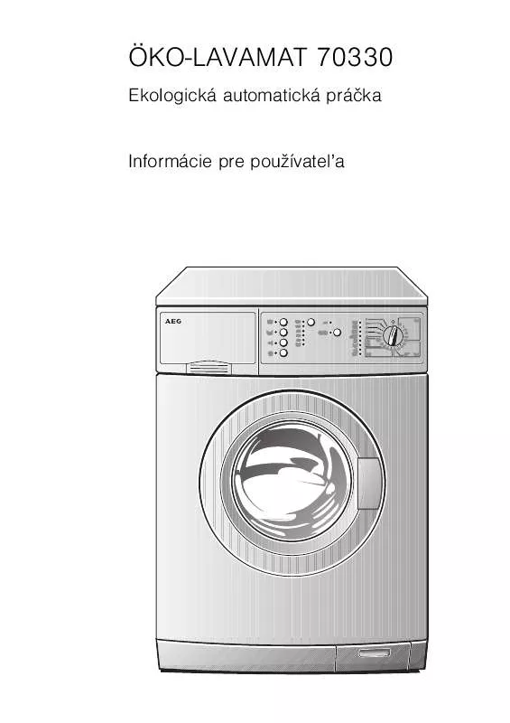 Mode d'emploi AEG-ELECTROLUX LAV70330-W