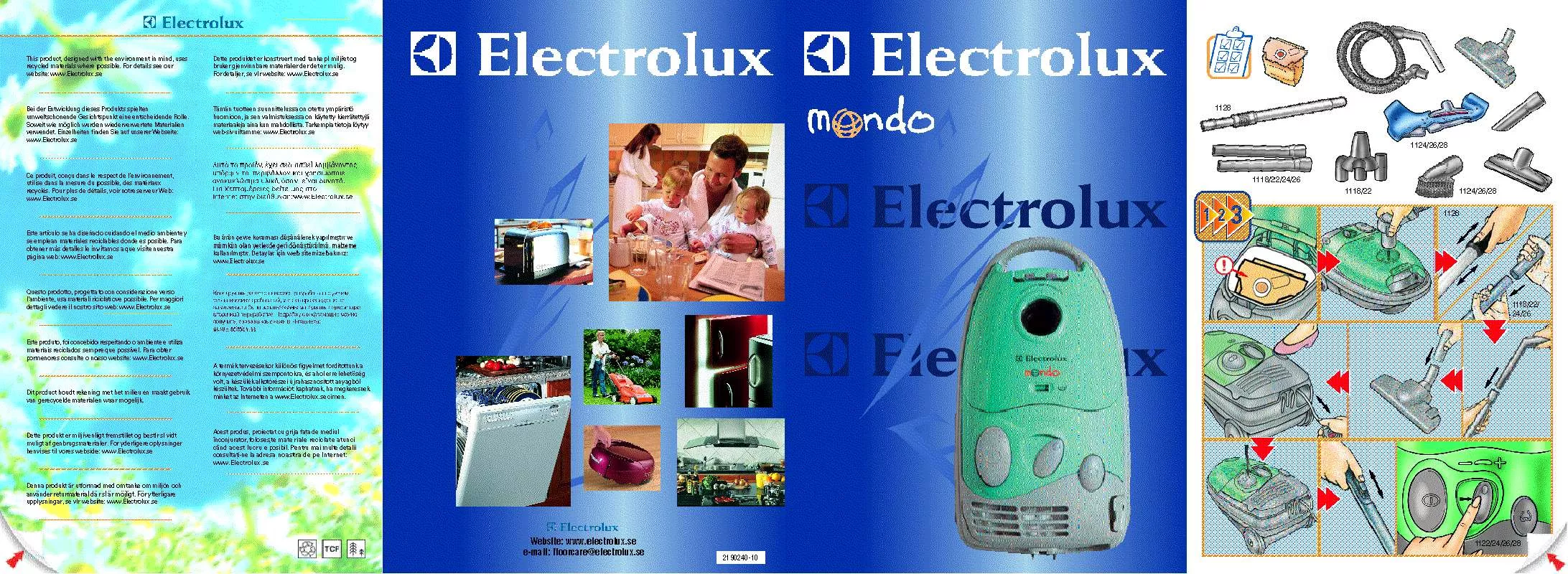 Mode d'emploi AEG-ELECTROLUX Z1128