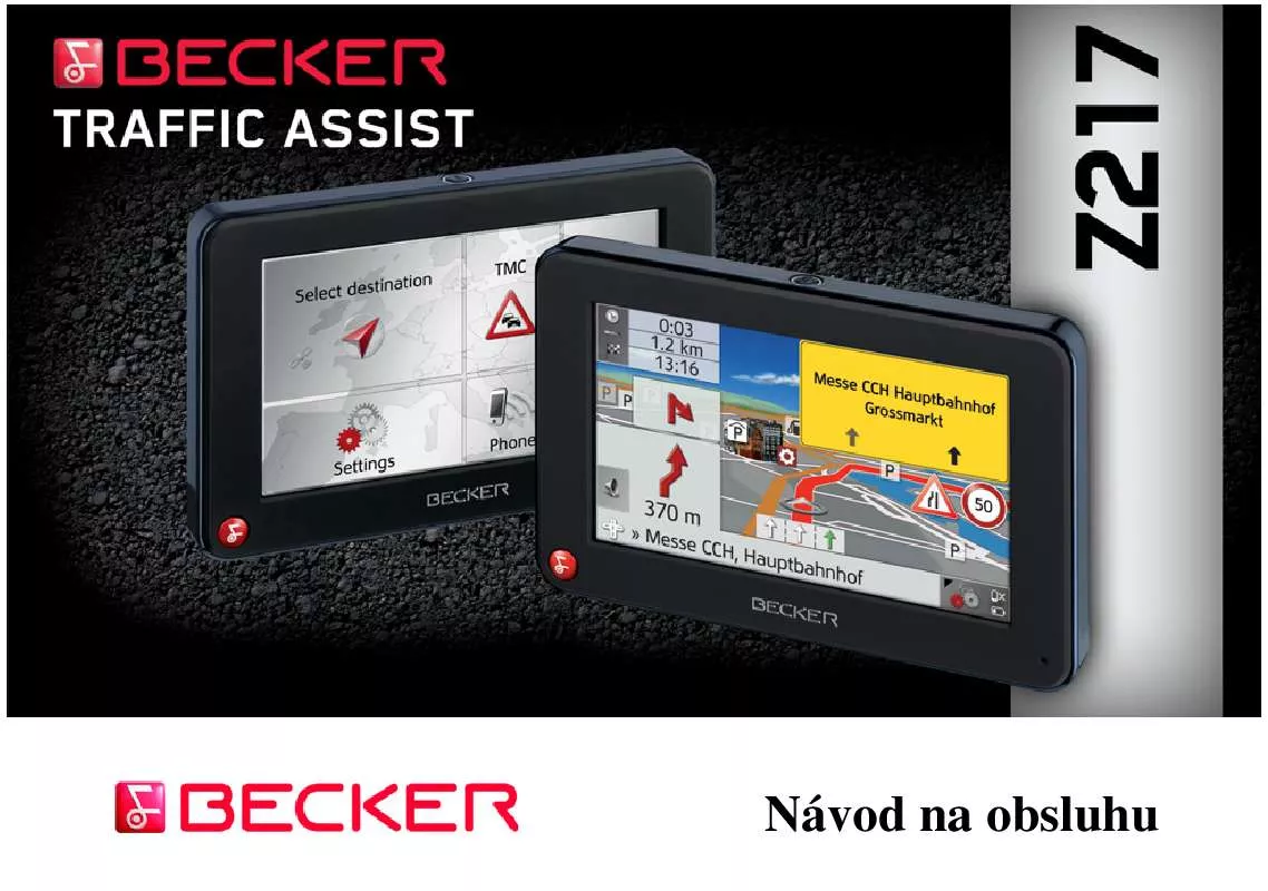 Mode d'emploi BECKER TRAFFIC ASSIST Z217