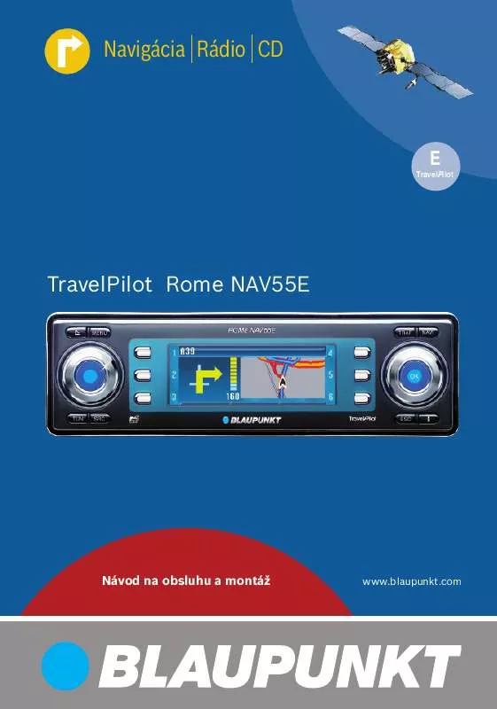 Mode d'emploi BLAUPUNKT ROME NAV55E R GG