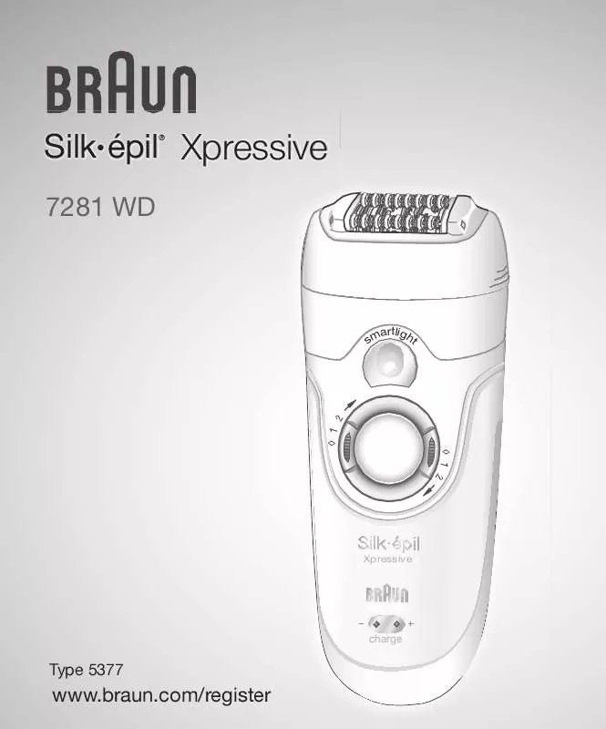 Mode d'emploi BRAUN 7281