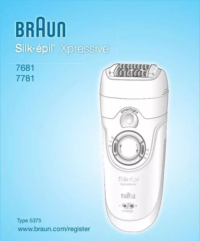 Mode d'emploi BRAUN 7681