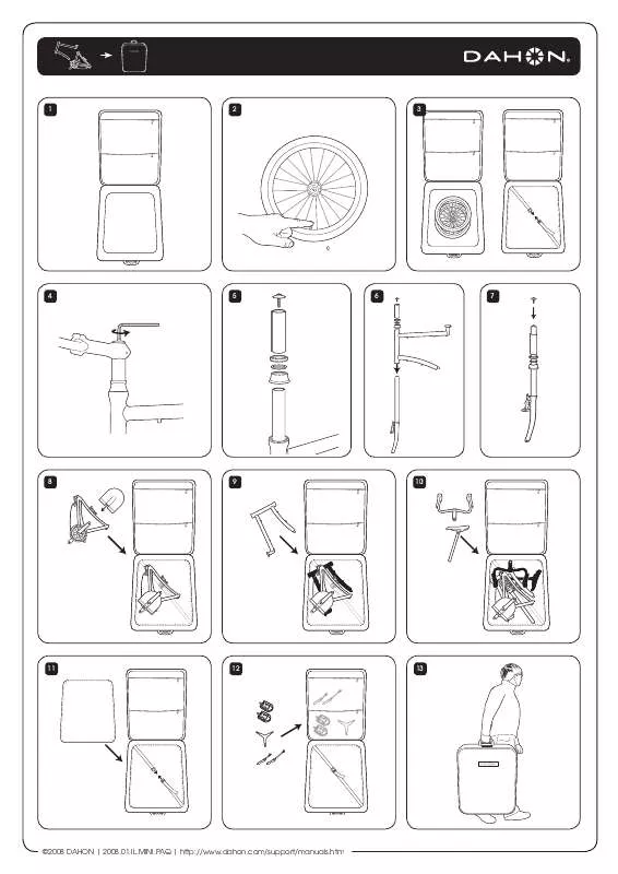 Mode d'emploi DAHON PAQ MINI PACKING