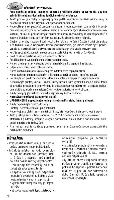 Mode d'emploi DELONGHI CG 196