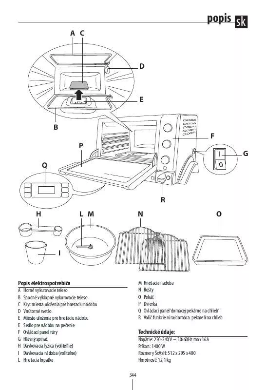 Mode d'emploi DELONGHI EOB 2071 PANGOURMET