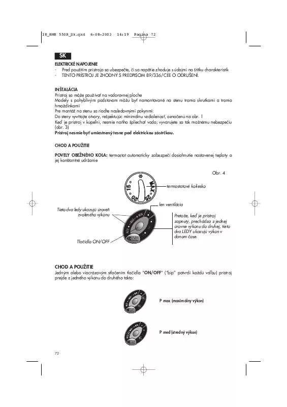 Mode d'emploi DELONGHI HMH 550