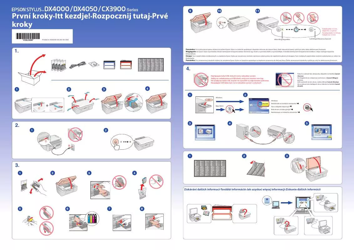 Mode d'emploi EPSON STYLUS CX3900