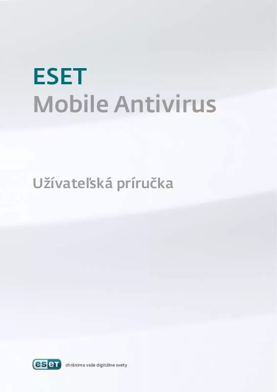 Mode d'emploi ESET MOBILE ANTIVIRUS