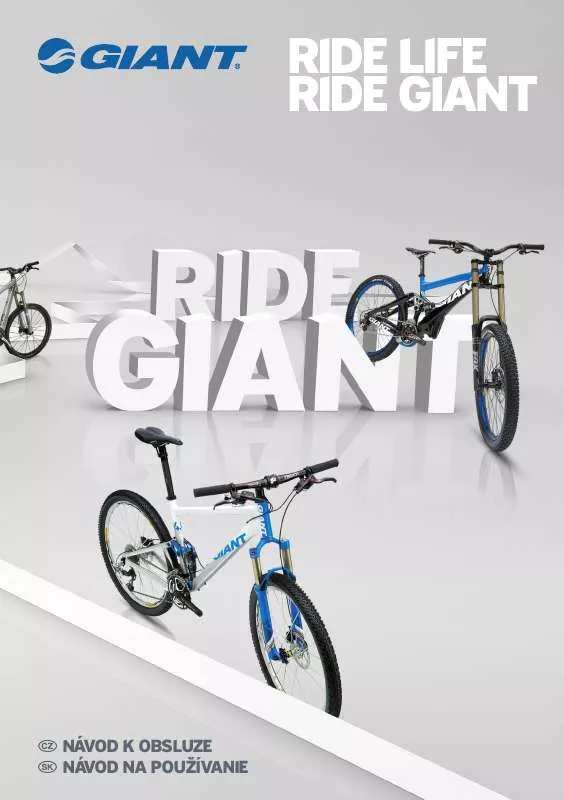 Mode d'emploi GIANT RIDE GIANT