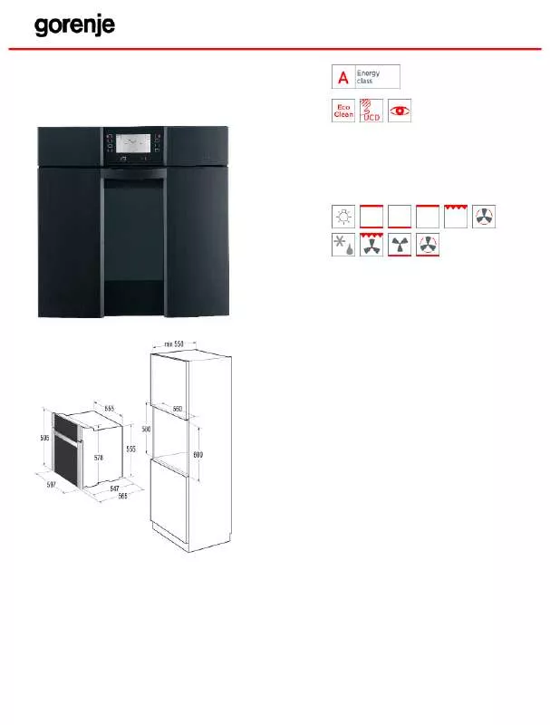 Mode d'emploi GORENJE B2000P2B