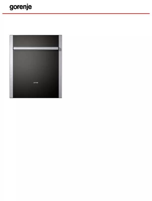 Mode d'emploi GORENJE DFD72EAX