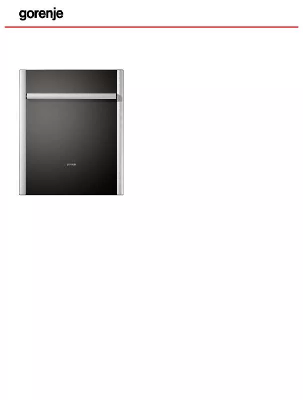 Mode d'emploi GORENJE DFD72PAA