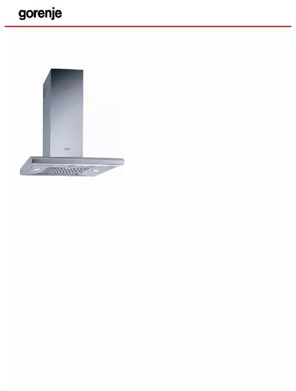 Mode d'emploi GORENJE DK616AL