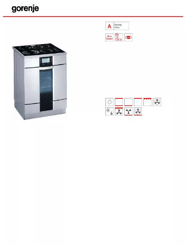 Mode d'emploi GORENJE EC2000P2