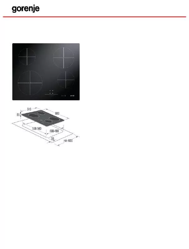 Mode d'emploi GORENJE ECT610ASC