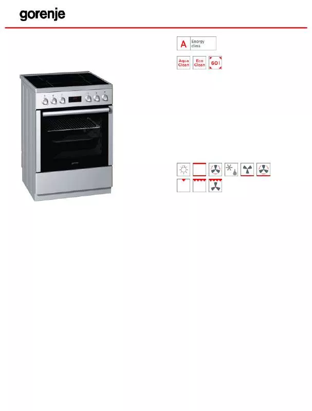 Mode d'emploi GORENJE EI67422AX