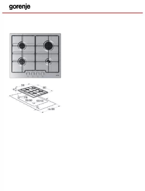 Mode d'emploi GORENJE GN6N4AX