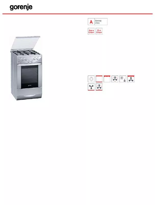 Mode d'emploi GORENJE K775E