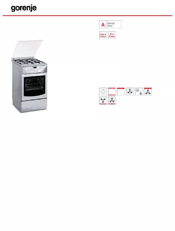 Mode d'emploi GORENJE K776E