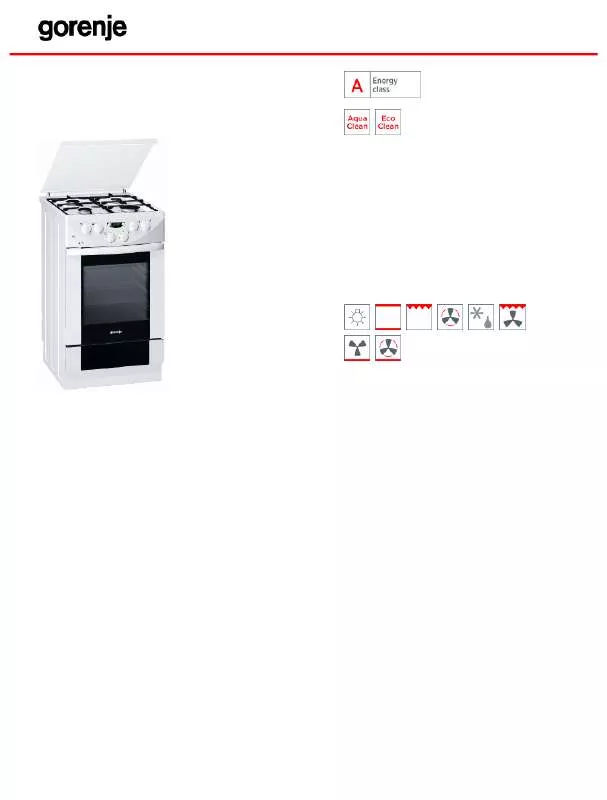 Mode d'emploi GORENJE K779W