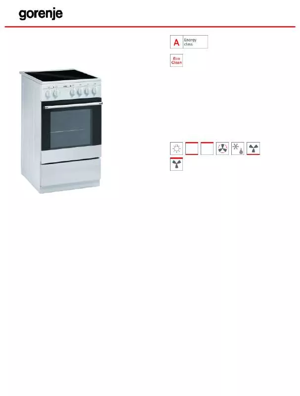 Mode d'emploi GORENJE MEC56101FW