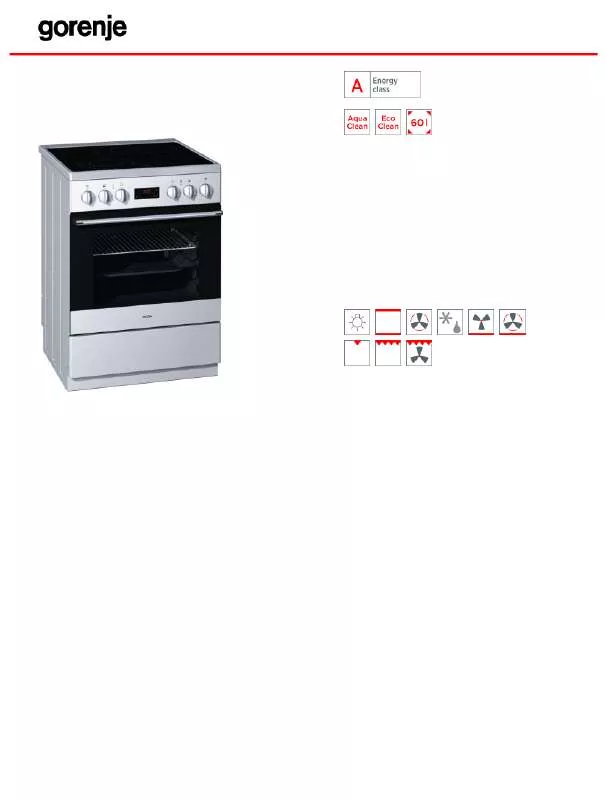 Mode d'emploi GORENJE MEC67322FX