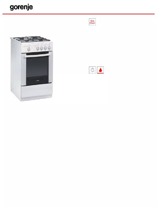 Mode d'emploi GORENJE MG51102GW1