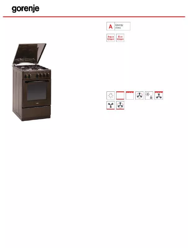 Mode d'emploi GORENJE MK57103GBR