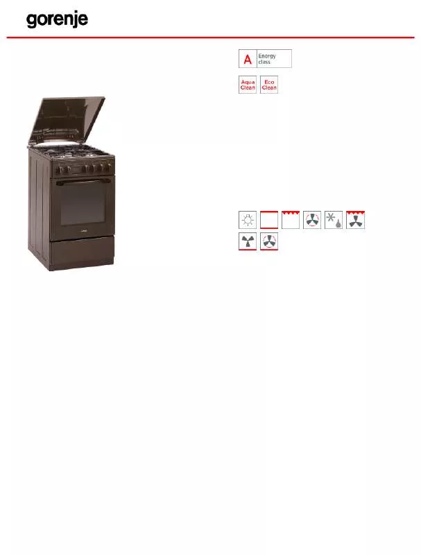 Mode d'emploi GORENJE MK57320GBR