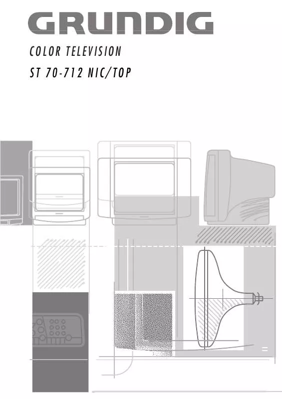 Mode d'emploi GRUNDIG ST 70-712 NIC/TOP