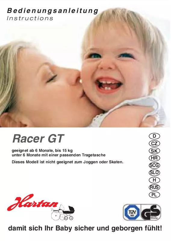 Mode d'emploi HARTAN RACER GT