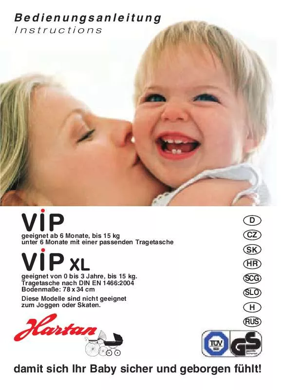 Mode d'emploi HARTAN VIP XL