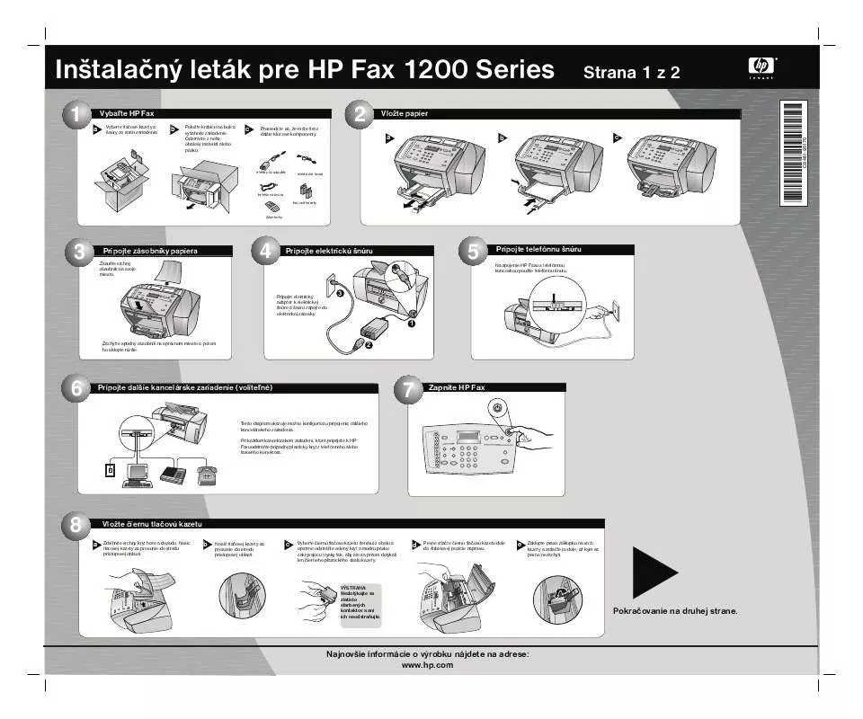 Mode d'emploi HP 1220 FAX