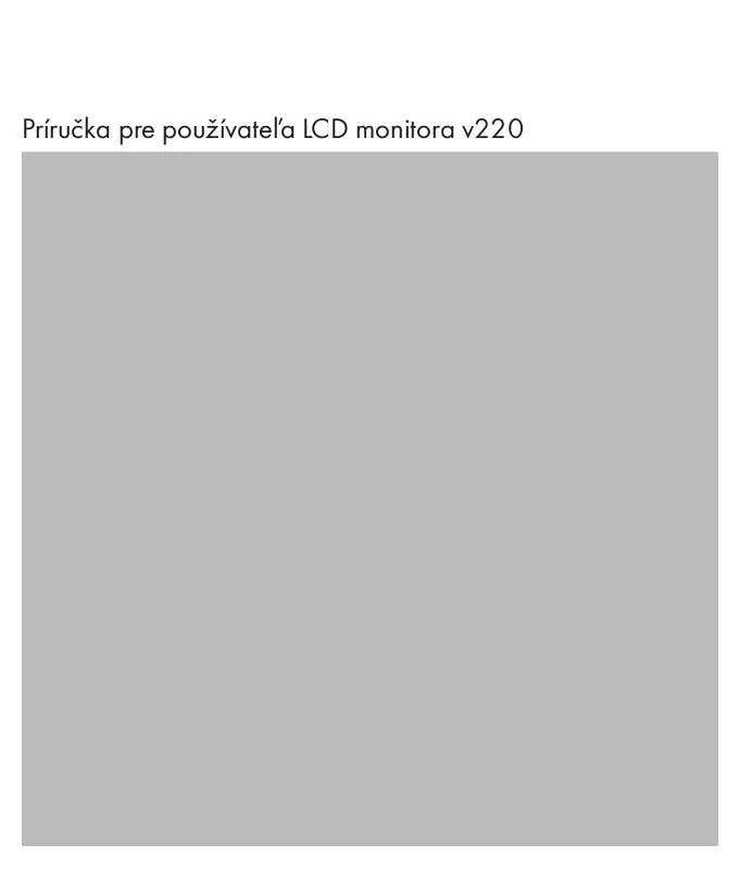 Mode d'emploi HP 22 INCH FLAT PANEL