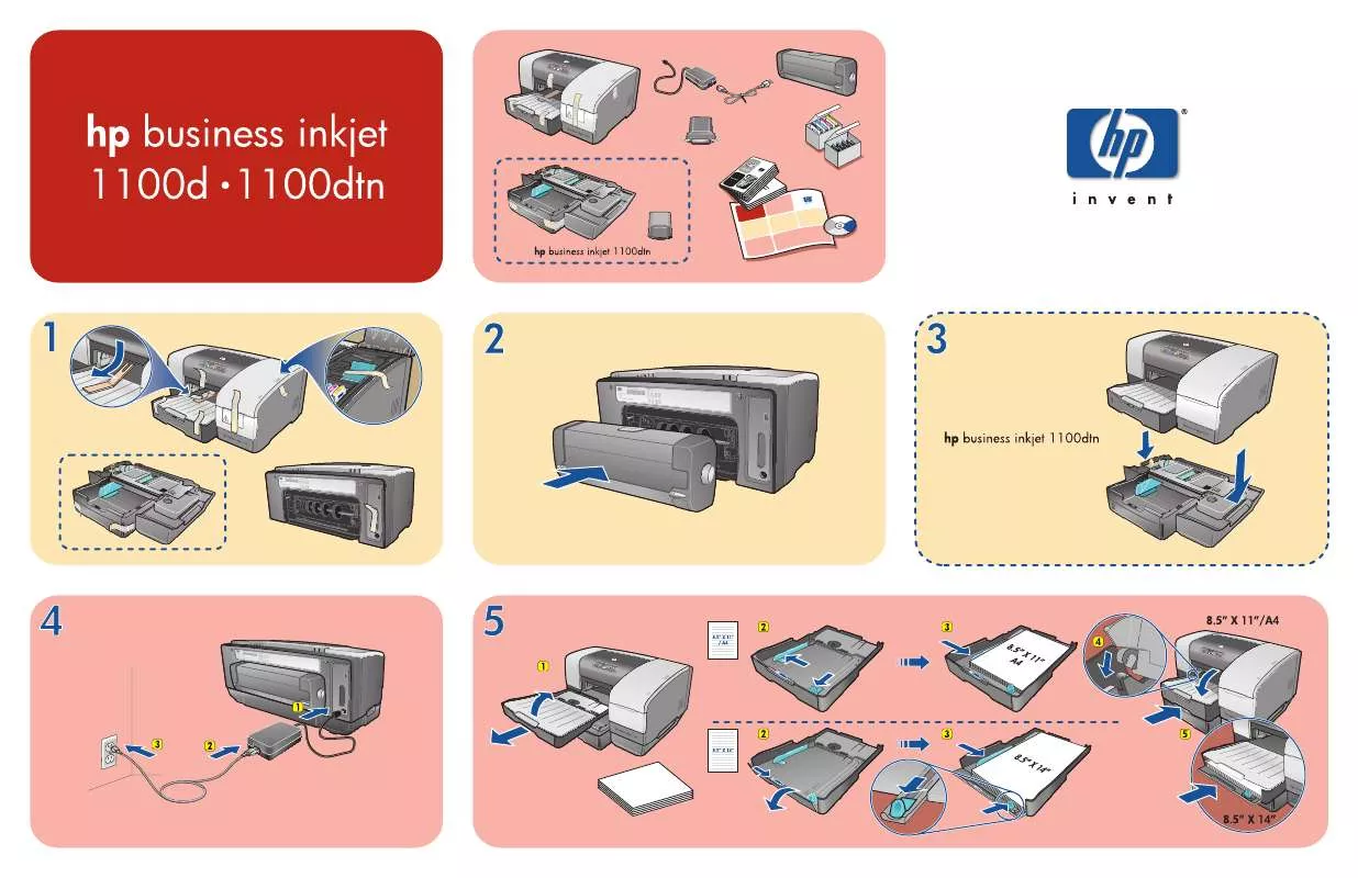 Mode d'emploi HP BUSINESS INKJET 1100